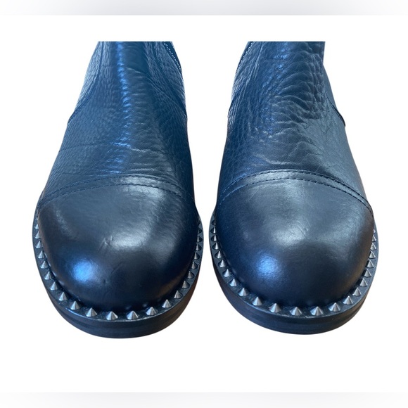 NWOT Zadig & Voltaire Empress Textured Leather Ankle Boots Size 40 US size 10 - Picture 7 of 11